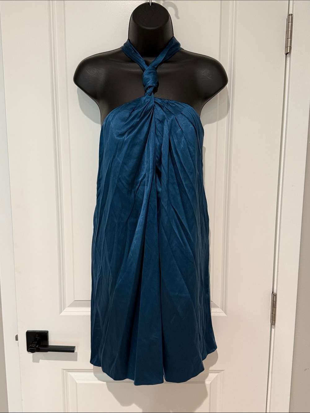 Banana Republic Silk Blend Short Halter Dress
